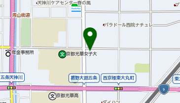 [EV]ネッツトヨタ京都(株) 五条カドノ店の地図画像