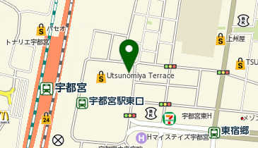 [EV]日本パーキング(株) NPC24H宇都宮テラスパーキング (5階)の地図画像