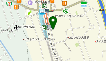 [EV](株)パワーエックス みずほ銀行目黒支店 (目黒セントラルスクエア 地下P)の地図画像