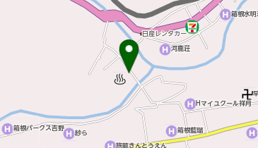 [EV](株)吉池旅館 箱根湯本温泉 吉池旅館の地図画像