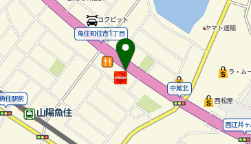 [EV]植田石油(株) ENEOS EneJet 明姫魚住の地図画像