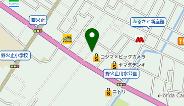 [EV]コジマ&times;ビックカメラ 新座店の地図画像