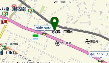 [EV]市川市・パーク24(株) タイムズ市川市役所第1庁舎 (地下P)の地図画像