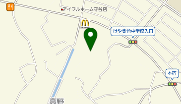 [EV]ジョイフル本田 守谷店 (屋内P 2階)の地図画像