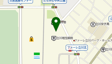 [EV]パーク24(株) タイムズ立川地方合同庁舎 (立体P 2階)の地図画像