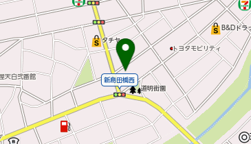 [EV]トヨタモビリティ東名古屋(株) 島田橋店の地図画像