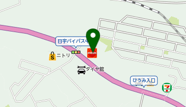 [EV](株)フジオカ ENEOS セルフ日宇SSの地図画像