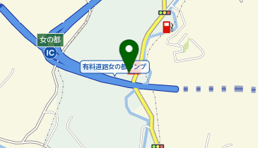 [EV](株)フジオカ ENEOS セルフ女の都SSの地図画像