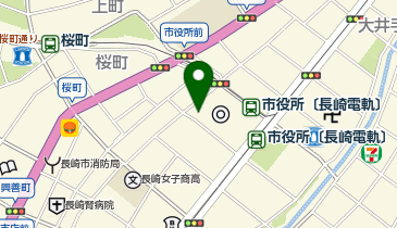 [EV]長崎市役所 (地下P)の地図画像