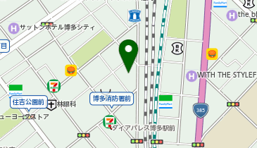 [EV]静岡鉄道(株) 静鉄ホテルプレジオ博多駅前の地図画像