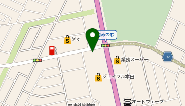[EV]ジョイフル本田 君津店 (立体P 1階)の地図画像