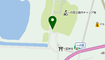 [EV]観音寺市 一の宮公園の地図画像