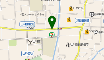 [EV]セブンイレブン京都山科今屋敷町店の地図画像