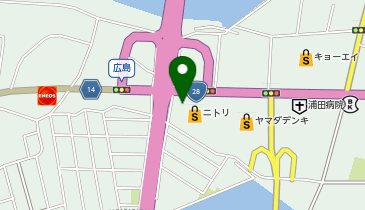 [EV]ニトリ徳島北店の地図画像