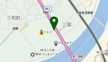 [EV]ニトリ豊中三国店の地図画像