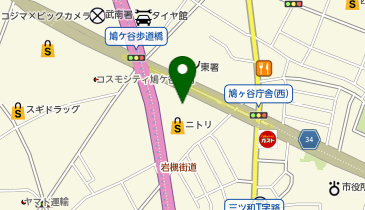 [EV]ニトリ鳩ヶ谷駅前店の地図画像