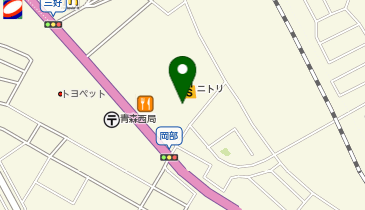 [EV]ニトリ青森西バイパス店の地図画像
