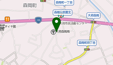 [EV]大府市 森岡公民館の地図画像