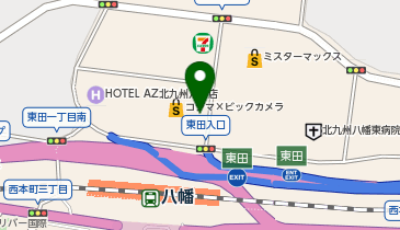 [EV]コジマ&times;ビックカメラ 八幡店 (立体P 2階)の地図画像
