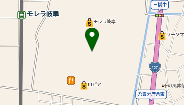 [EV]ザイマックスキューブ モレラ岐阜 (平面P 東オレンジ B-1)の地図画像