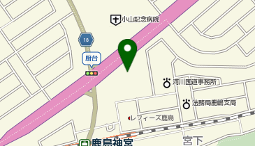 [EV]ダイナム鹿嶋店の地図画像