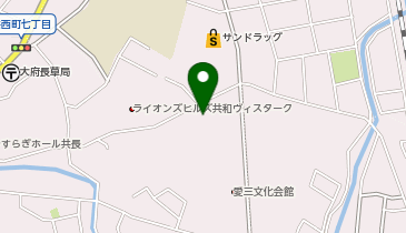 [EV]大府市 愛三文化会館の地図画像