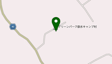 [EV]九重町 九重グリーンパーク 泉水キャンプ村の地図画像