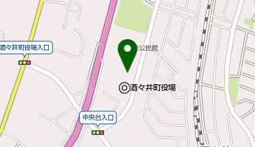 [EV]酒々井町役場の地図画像