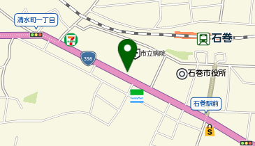 [EV]石巻市 ささえあいセンターの地図画像