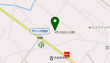 [EV]村上市 荒川地区公民館の地図画像