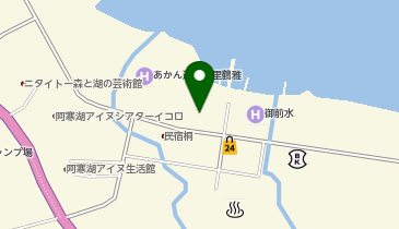 [EV](株)阿寒グランドホテル あかん遊久の里 鶴雅の地図画像