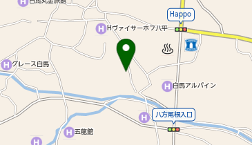 [EV]白馬八方温泉 八方館の地図画像