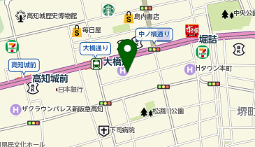 [EV]高知サンライズホテルの地図画像