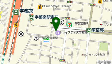 [EV]アイコニア・ホスピタリティ(株) ホテルマイステイズ宇都宮の地図画像