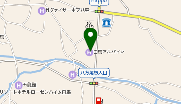 [EV]白馬アルパインホテルの地図画像