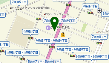 [EV](株)マイステイズ・ホテル・マネジメント アートホテル旭川の地図画像