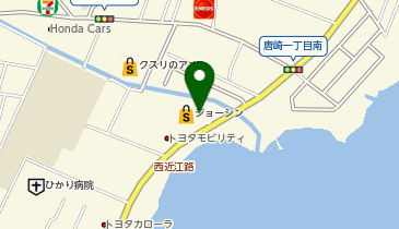[EV]上新電機(株) ジョーシン西大津店 (屋上P)の地図画像