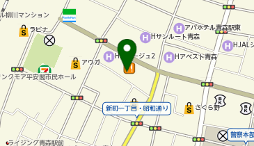 [EV]アイコニア・ホスピタリティ(株) ホテルマイステイズ青森駅前の地図画像