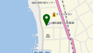 [EV](資)親湯温泉 上諏訪温泉 しんゆの地図画像