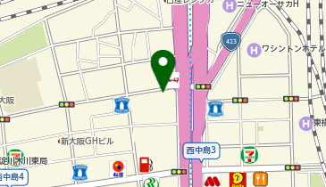 [EV](株)パークエステート SuperJPMパークエステートマイステイズホテル新大阪の地図画像