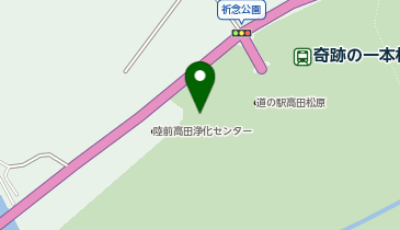[EV]陸前高田市 道の駅 高田松原の地図画像