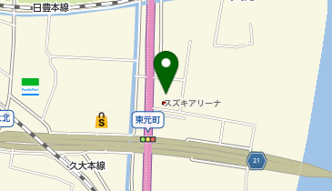 [EV](株)スズキ自販大分 スズキアリーナ大分中央の地図画像