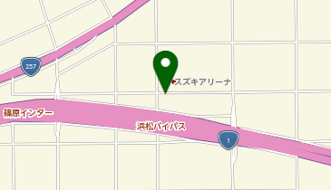 [EV](株)スズキ自販浜松 スズキアリーナしのはらプラザの地図画像