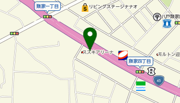 [EV](株)スズキ自販青森 スズキアリーナ類家の地図画像