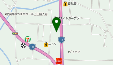 [EV]長野トヨタ自動車(株) 上田中央サービスサテライトの地図画像