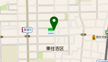 [EV]ファミリーマート東住吉矢田店の地図画像