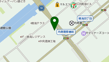 [EV](株)ENEOSモビリニア東東京支店 ENEOS EneJet セルフ晴海店の地図画像