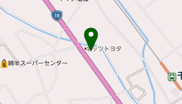 [EV]長野トヨタ自動車(株) 更埴店 (ネッツトヨタ)の地図画像