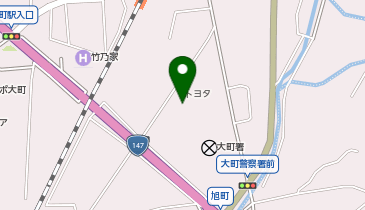 [EV]長野トヨタ自動車(株) 大町店 (ネッツトヨタ)の地図画像