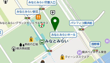 [EV]アール・エー・アセット・マネジメント(株) みなとみらいセンタービル (地下P)の地図画像